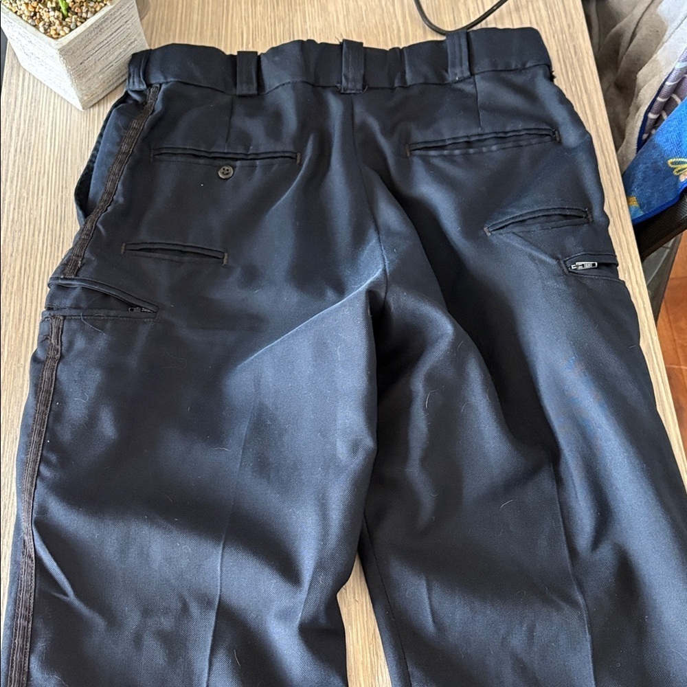 Flying Cross Navy Uniform Work Pants Straight Leg Tactical Size See Measurements - Picture 3 of 7